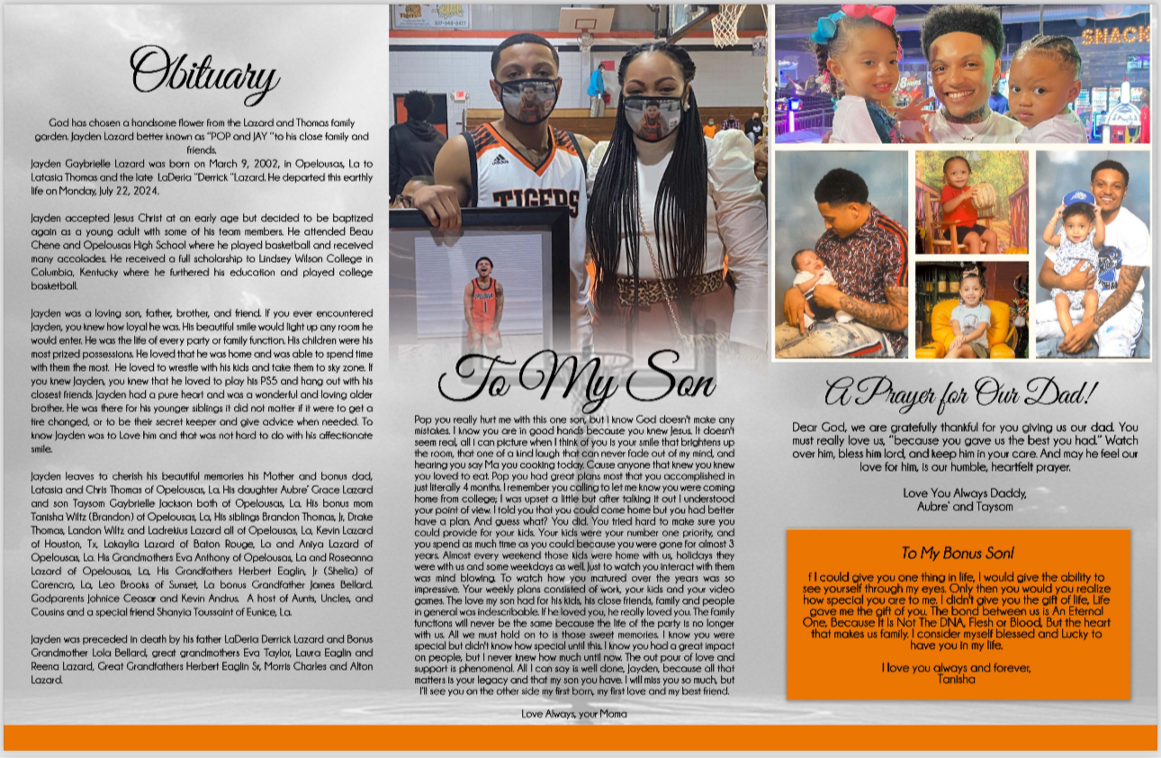 Funeral Program #381