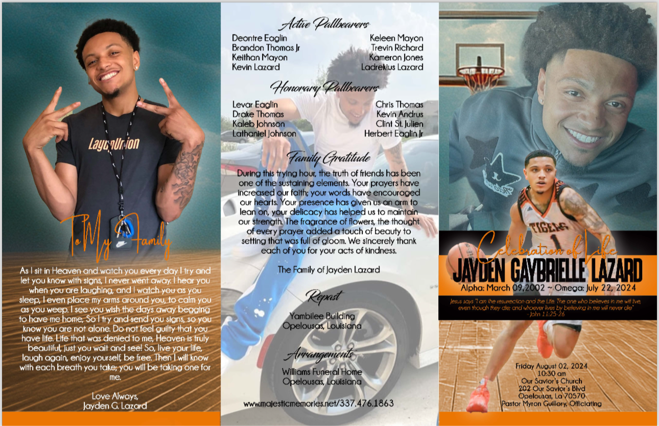 Funeral Program #381